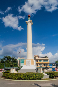 古巴圣地亚哥 de Marte 广场自由专栏