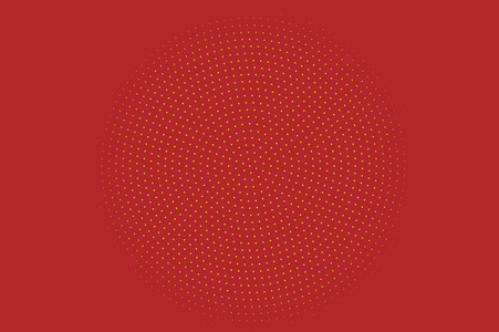 红色半色调圆圈背景