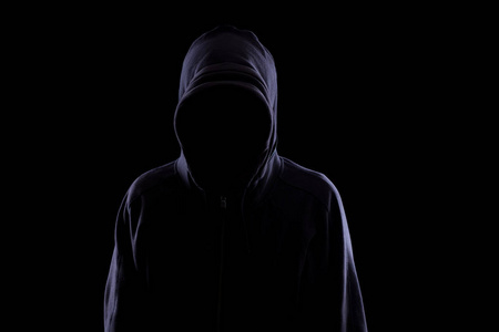 匿名在黑暗中照片