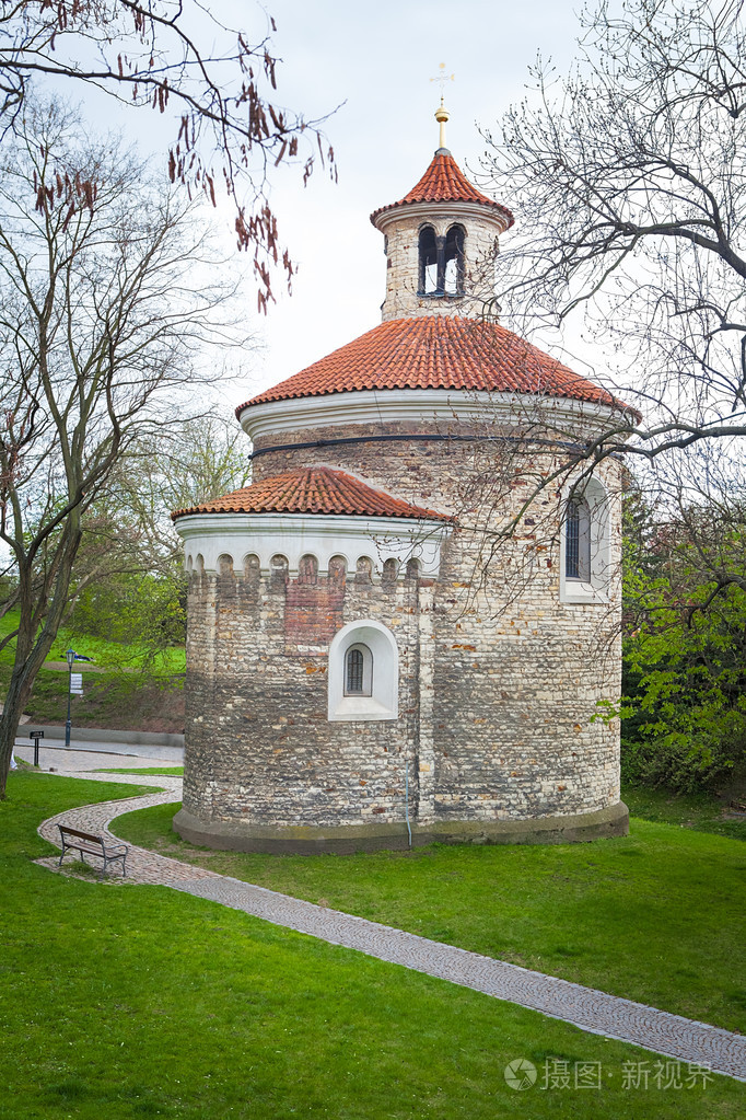 最古老的圆形建筑的布拉格维谢赫拉德圣马丁