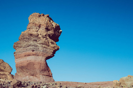 罗克 Cinchado 独特的岩石形成 Teide 国家公园, 特内里费岛, 加那利群岛, 西班牙