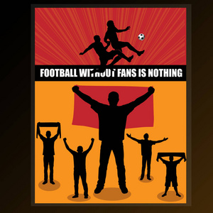足球配额模板设计海报