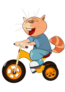 在自行车上的猫性格
