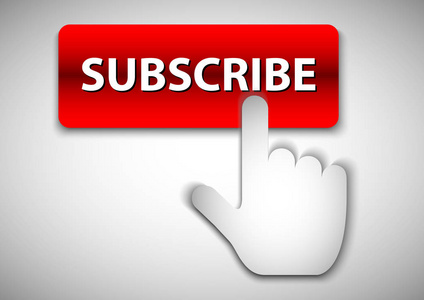 媒体按钮订阅点击按钮社交媒体照片