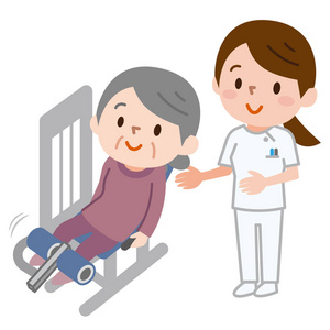 方式上的上部和下部身体运动高级女人在家庭健身房锻炼康复治疗师拍