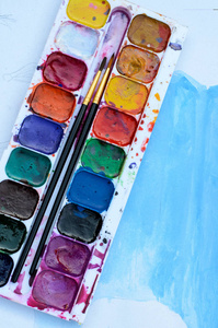 水颜色漆盒创意绘画集
