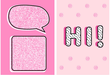 文本的向量帧.图案为装饰生日和女孩婴儿会邀请卡.