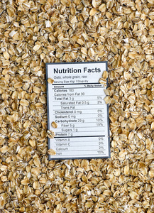 全谷物原料燕麦的营养成分图片
