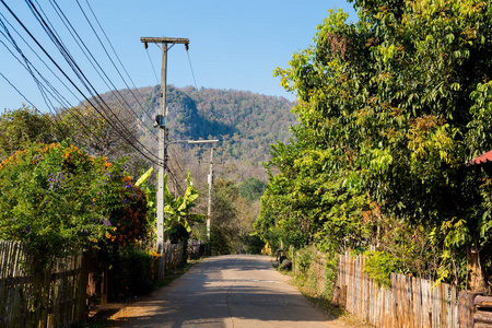 在泰国北部的 Soppong 村