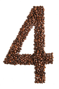 咖啡豆 4 的号