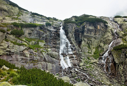 高塔特拉山区Mlynicka 谷，斯洛伐克