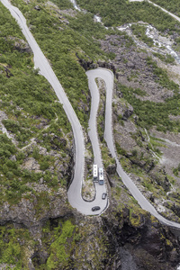 对 trollstigen 和 stigfossen挪威风景路线的看法