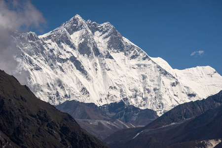 洛子峰山顶, 第四高山在世界上, 喜马拉雅山山脉, 尼泊尔, 亚洲