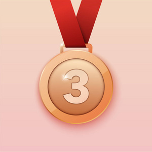 三等奖奖牌三等奖的铜牌照片