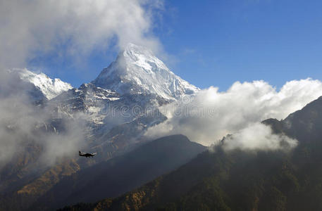 尼泊尔安纳普纳山景