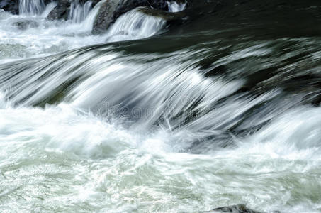 春天的水流图片