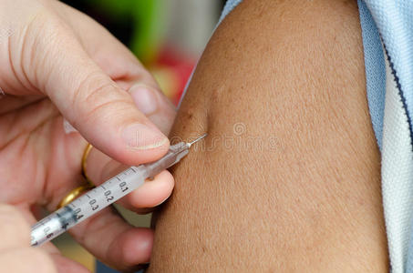 疫苗注射针筒图片