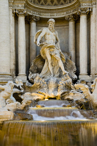 罗马特雷维喷泉。