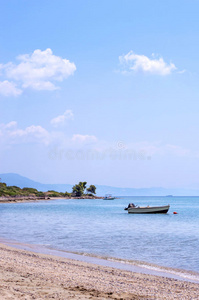 希腊美丽的海湾