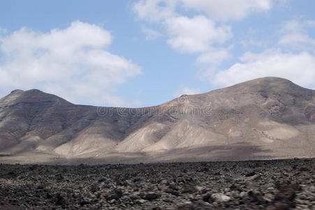 兰扎罗特timanfaya火山景观