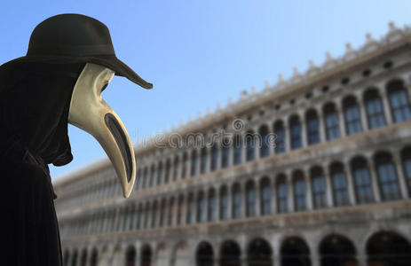 威尼斯狂欢节鸟面具图片