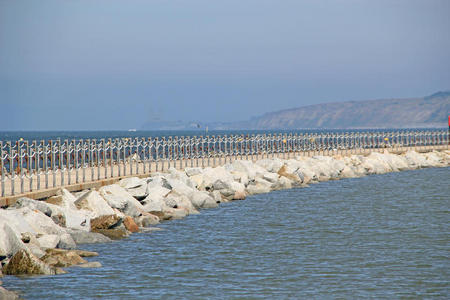 海恩湾海港走道图片