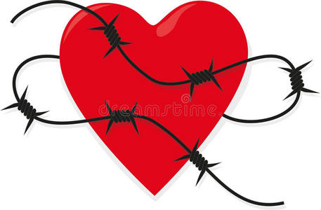 多刺的心脏照片