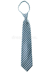 条纹领带隔离