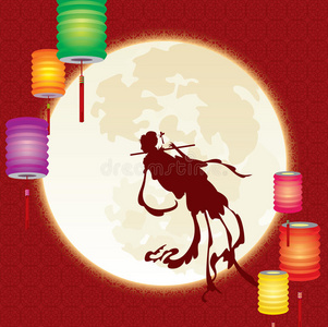 中国仙女飞向月球