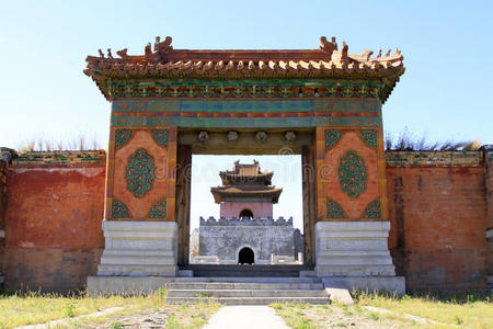 中国清代东陵昭西墓门楼图片
