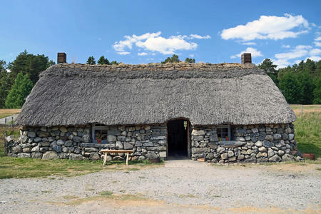 苏格兰高地小屋