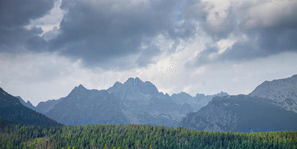 塔特拉高地的山地景观