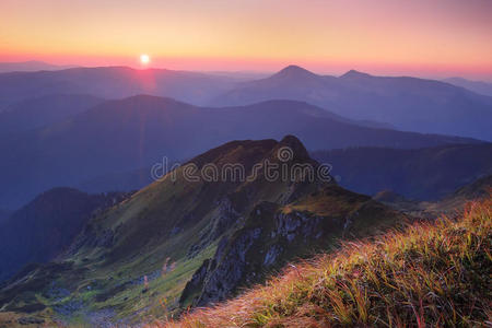 朝阳景观图片