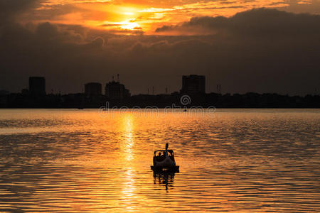 西湖夕阳