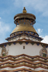 西藏白居寺屋顶