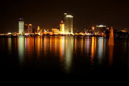 鼓浪屿夜景图片