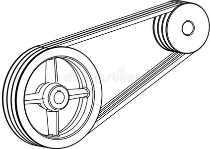 皮带皮带传动照片