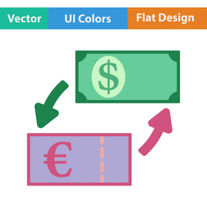 货币兑换的图标