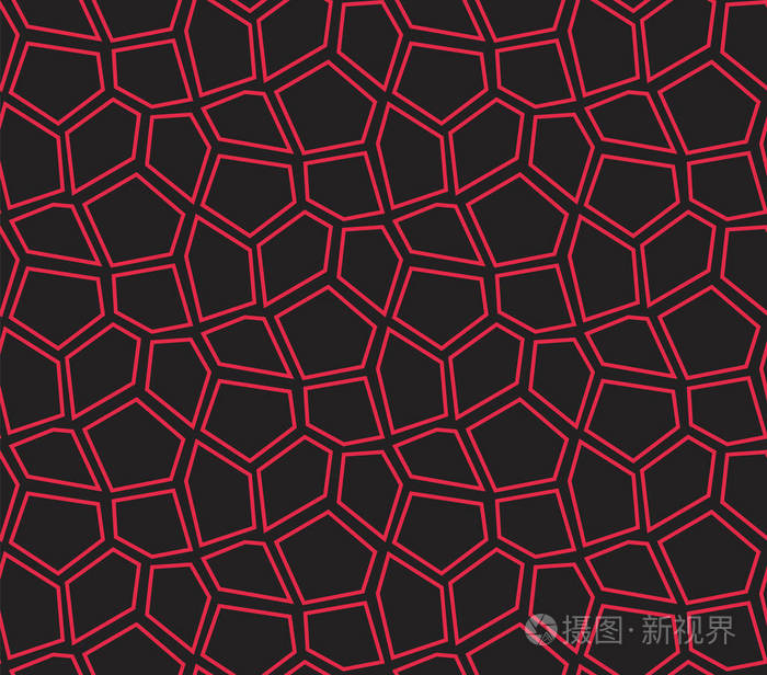 无缝矢量镶嵌图案.不规则细胞背景.voronoi 纹理