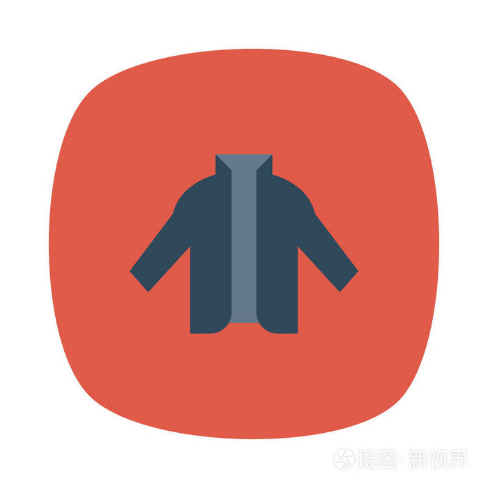 夹克图标矢量图