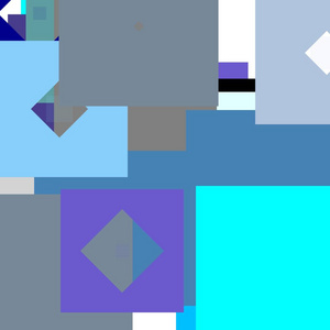 抽象的极简灰色蓝色例证以正方形有用作为背景