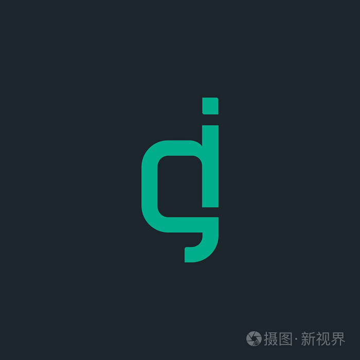 连接的标识与字母 dj