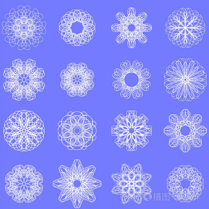 圆形纹理.几何装饰品