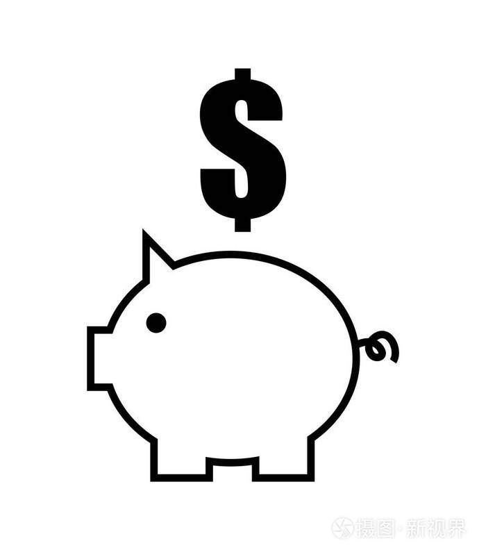 钱标志设计插画-正版商用图片0qodnd-摄图新视界