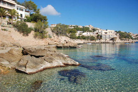 马耳他岛上有清水的海滩