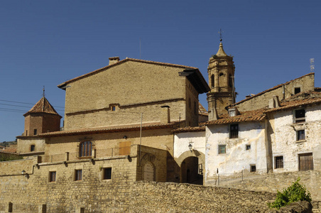 特鲁埃尔省，Ar Maestrazgo，La Iglesuela del Cid 的村庄