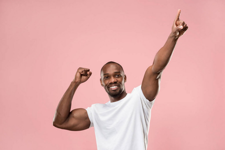 人脸情绪的概念.时尚色彩照片