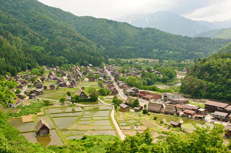 历史上的日本村庄白川道