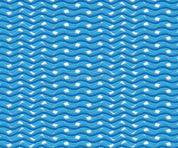 抽象蓝波水