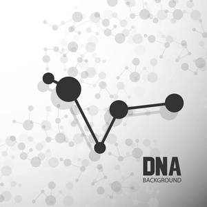 底层结构。分子和基因网格。医学和科学。矢量图形